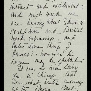 a page of handwritten text