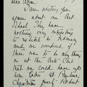 a page of handwritten text