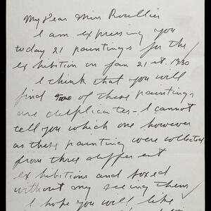 a page of handwritten text