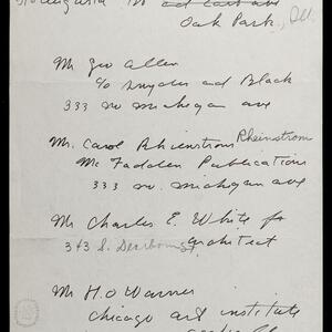 a page of handwritten text