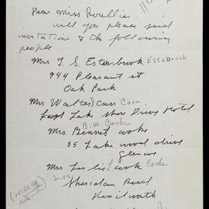 a page of handwritten text