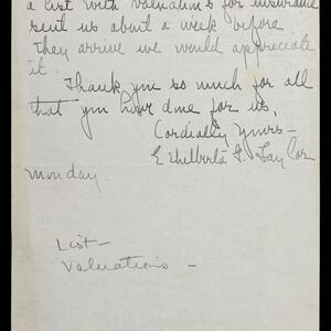 a page of handwritten text