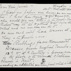 a page of handwritten text