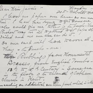 a page of handwritten text