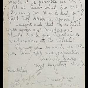 a page of handwritten text