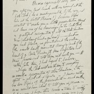 a page of handwritten text