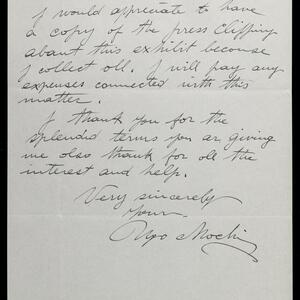 a page of handwritten text