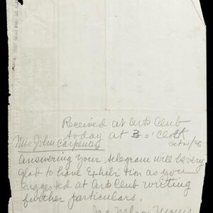 a page of handwritten text
