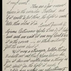 a page of handwritten text