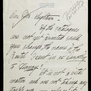 a page of handwritten text