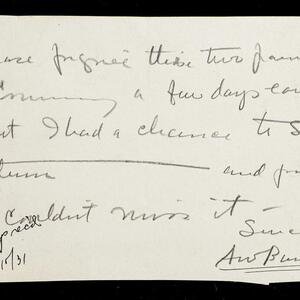 a page of handwritten text