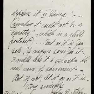 a page of handwritten text