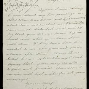a page of handwritten text