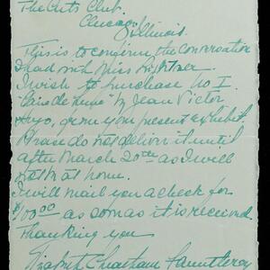 a page of handwritten text