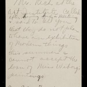 a page of handwritten text