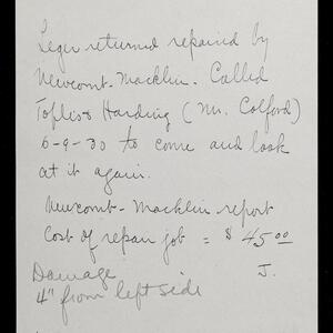 a page of handwritten text