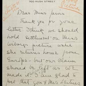 a page of handwritten text
