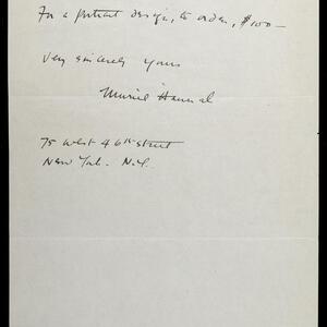 a page of handwritten text