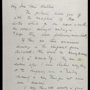 a page of handwritten text