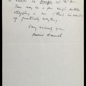 a page of handwritten text
