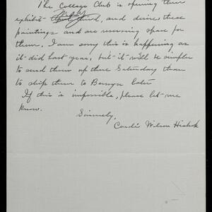 a page of handwritten text