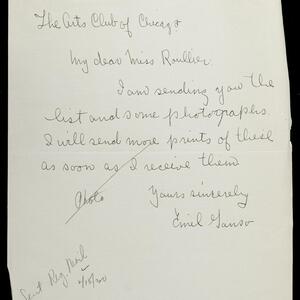 a page of handwritten text