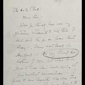 a page of handwritten text