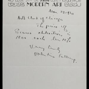 a page of handwritten text