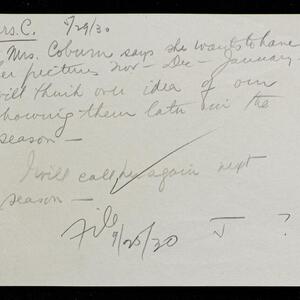 a page of handwritten text