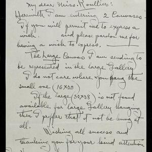 a page of handwritten text