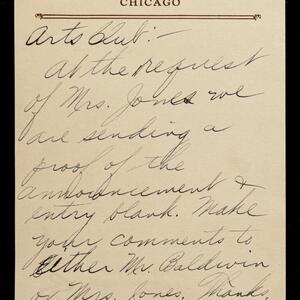 a page of handwritten text
