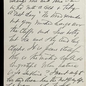 a page of handwritten text
