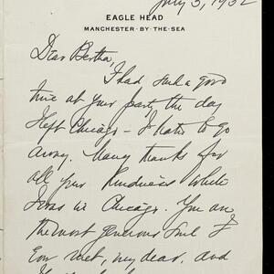 a page of handwritten text