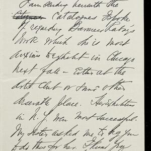 a page of handwritten text