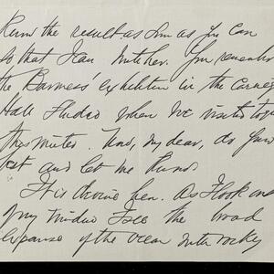 a page of handwritten text