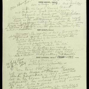 a page of handwritten text