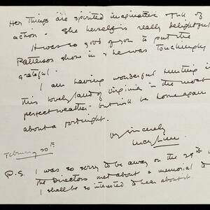 a page of handwritten text