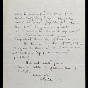 a page of handwritten text