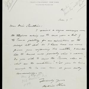 a page of handwritten text