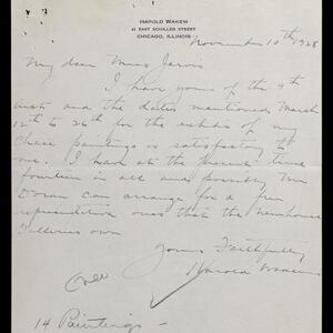 a page of handwritten text