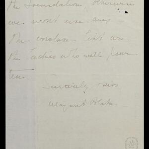 a page of handwritten text