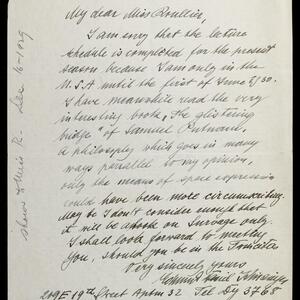 a page of handwritten text