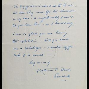 a page of handwritten text
