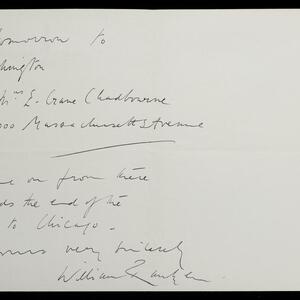 a page of handwritten text