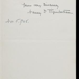a page of handwritten text