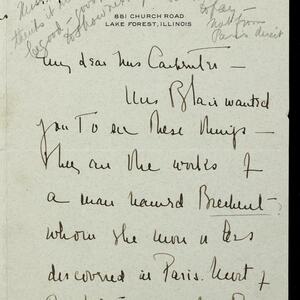 a page of handwritten text