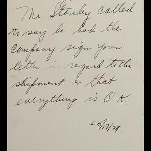 a page of handwritten text