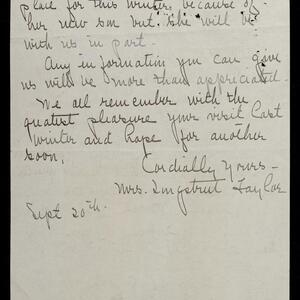 a page of handwritten text
