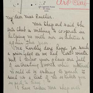 a page of handwritten text