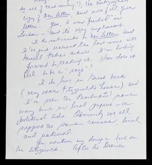 a page of handwritten text